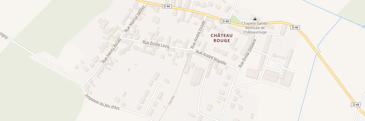 Plan du 14 Rue Emile Locq à Cauvigny