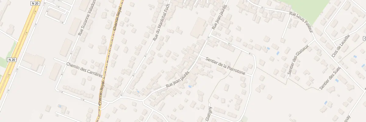 Plan du 27 Rue Jean Jaurès à Leuville-sur-Orge
