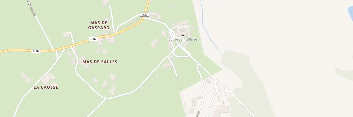 Plan du 5012 Le Bourg à Lugan