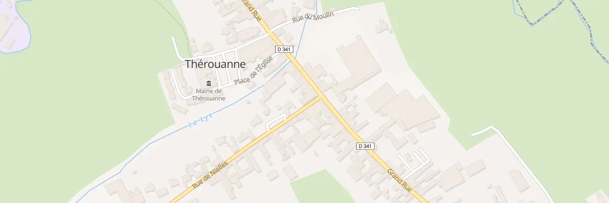 Plan du 1 Rue de Nielles à Thérouanne