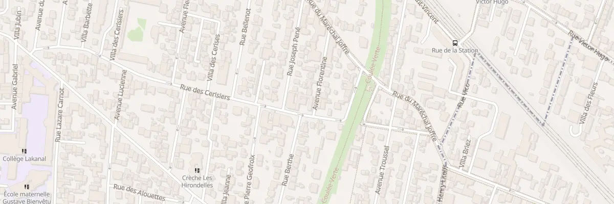 Plan du 87 Rue des Cerisiers à Colombes