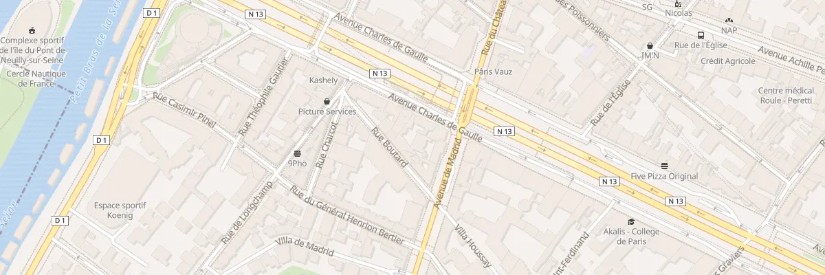 Plan du 6 Rue Boutard à Neuilly-sur-Seine