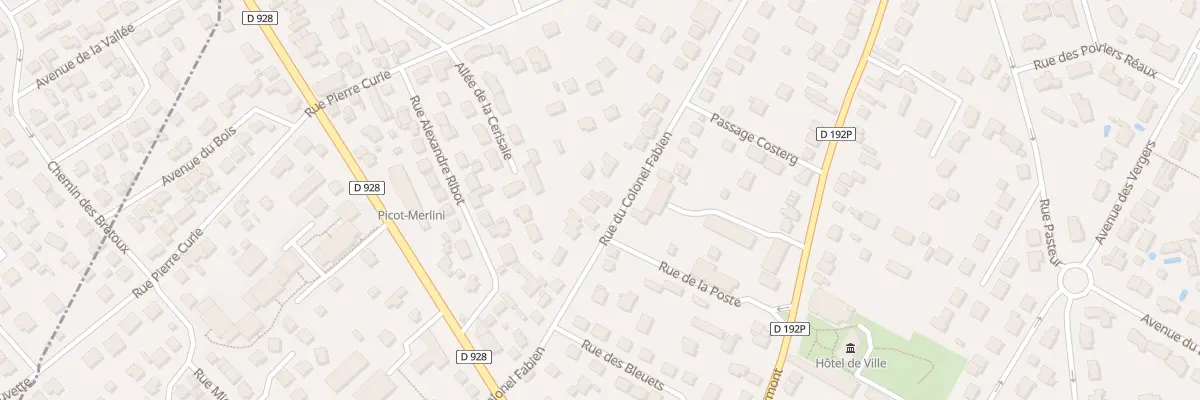 Plan du 46 Rue du Colonel Fabien à Saint-Prix