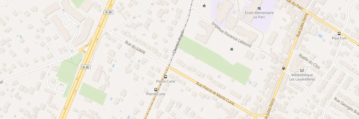 Plan du 1 Rue Pierre et Marie Curie à Leuville-sur-Orge