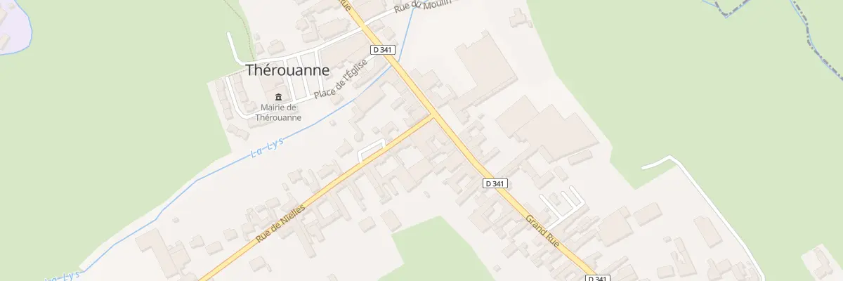 Plan du 45 Gr Grand Rue à Thérouanne