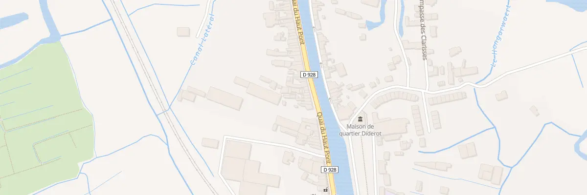 Plan du 44B Quai du Haut Pont à Saint-Omer