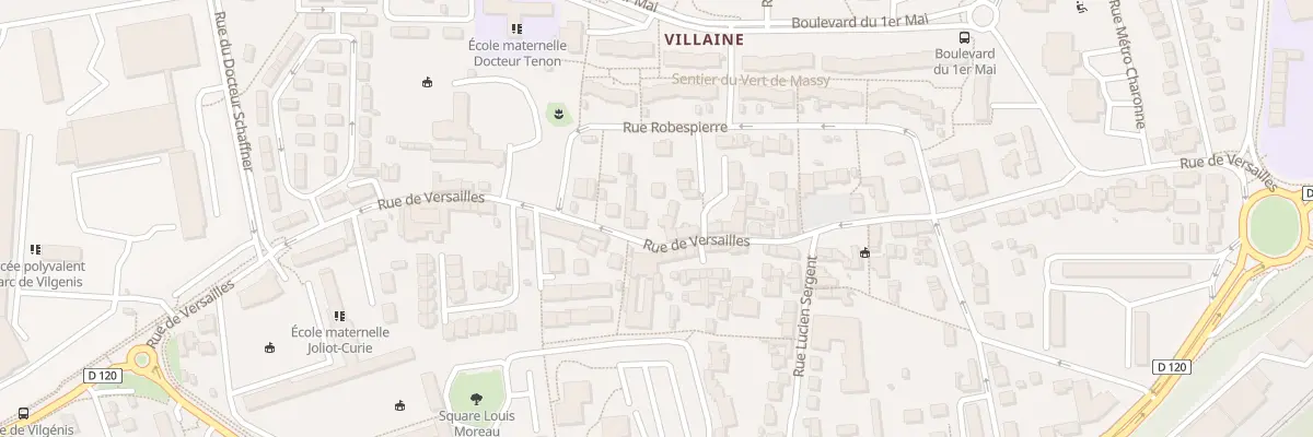 Plan du 56B Rue de Versailles à Massy