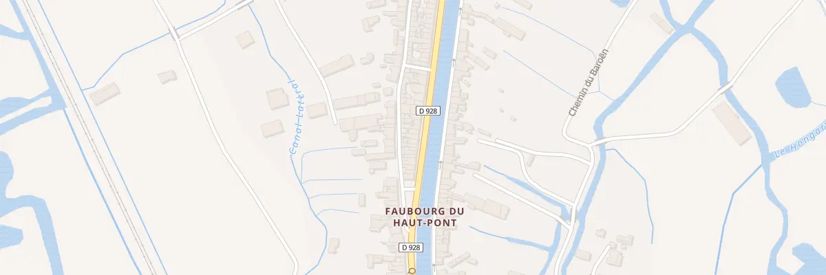 Plan du 90 Quai du Haut Pont à Saint-Omer