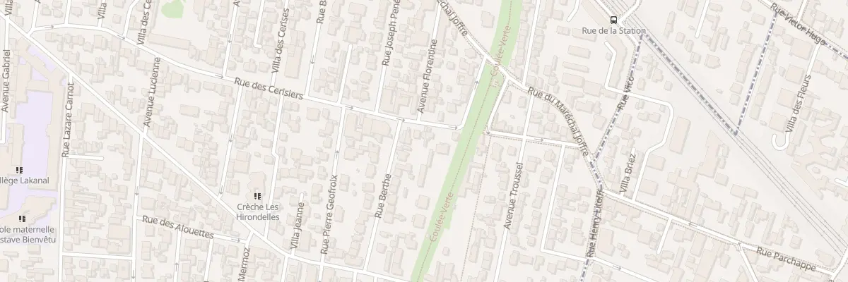 Plan du 92 Rue des Cerisiers à Colombes