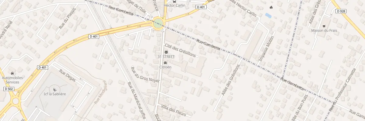 Plan du 86 Rue du Gros Noyer à Ermont