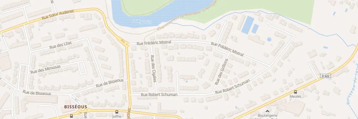 Plan du 15 Rue de la Paix à Castres