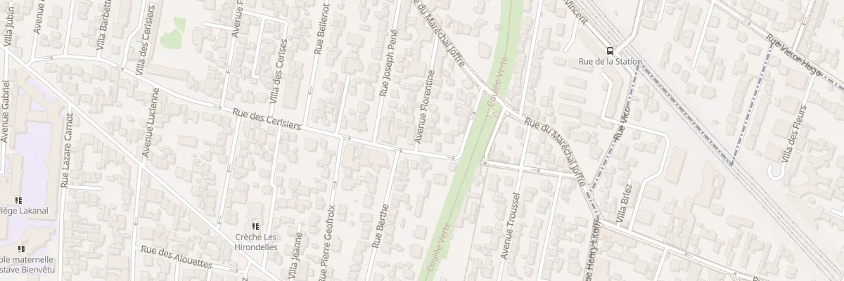 Plan du 91 Rue des Cerisiers à Colombes