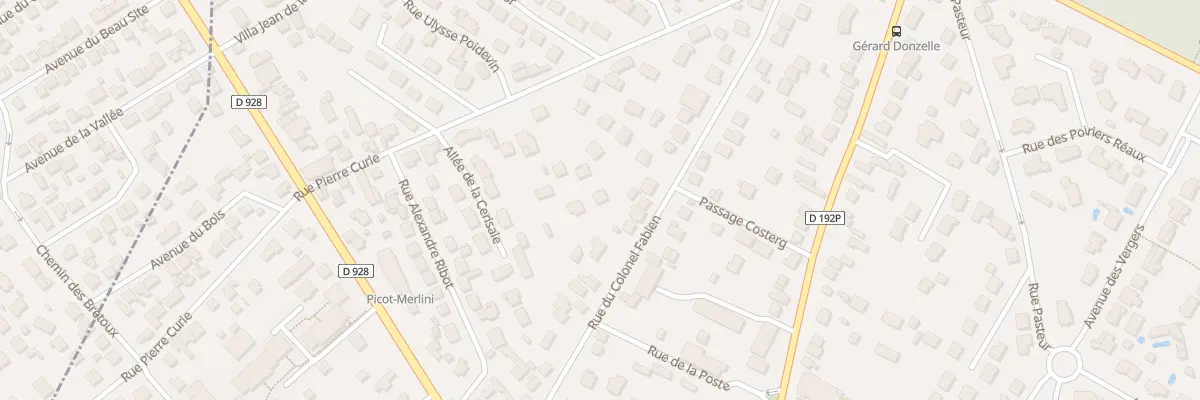 Plan du 63T Rue Pierre Curie à Saint-Prix