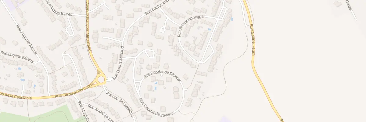 Plan du 32 Rue Arthur Honegger à Castres