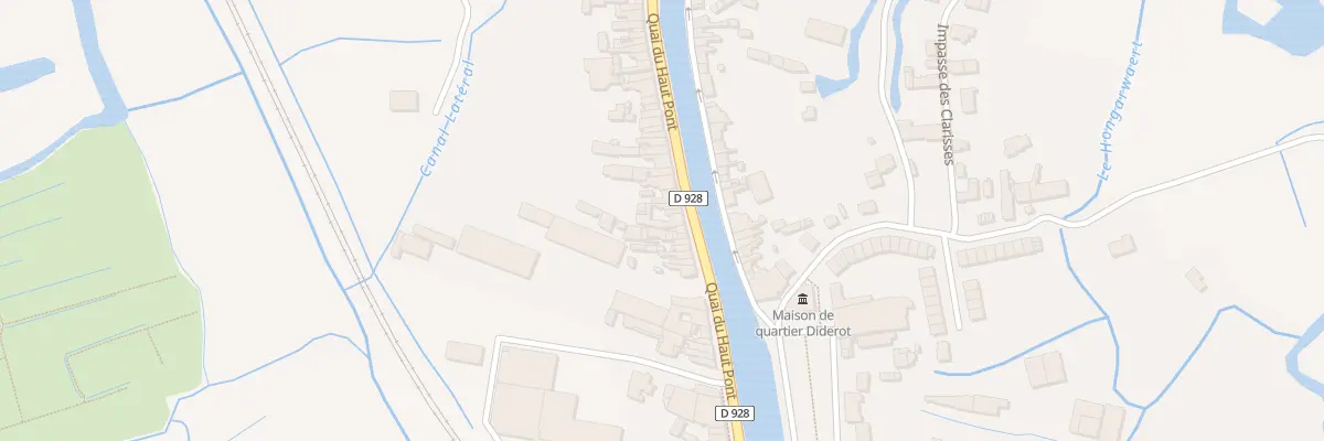 Plan du 47 Quai du Haut Pont à Saint-Omer