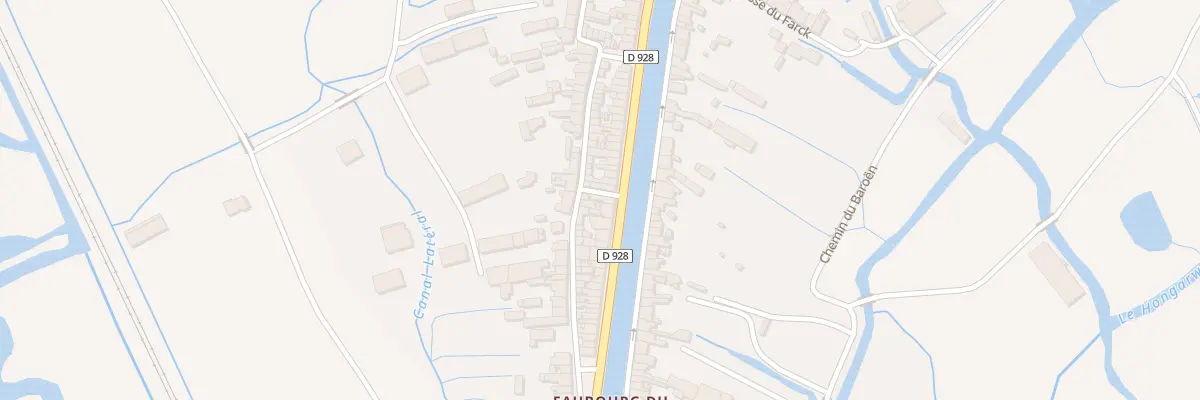 Plan du 101 Quai du Haut Pont à Saint-Omer