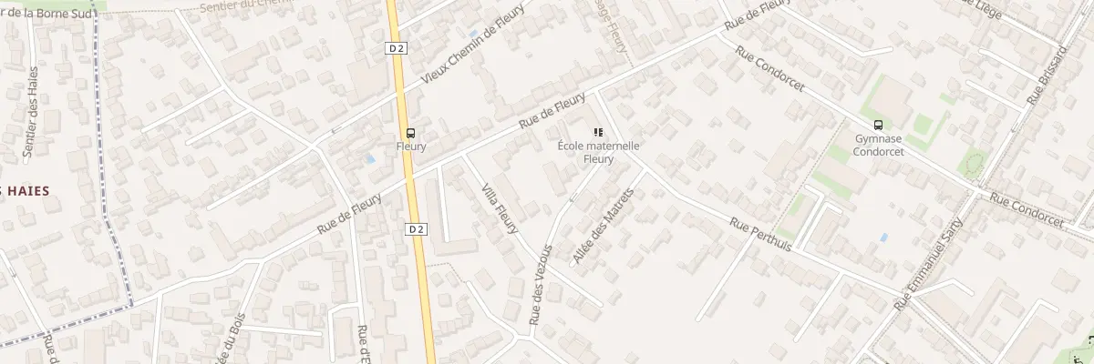 Plan du 109 Rue de Fleury à Clamart