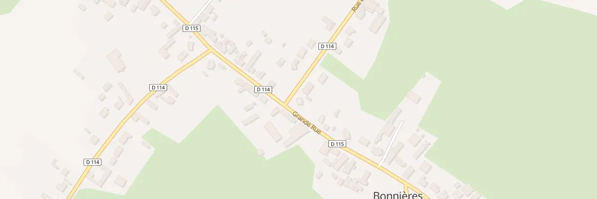 Plan du 2 Rue de Frévent à Bonnières
