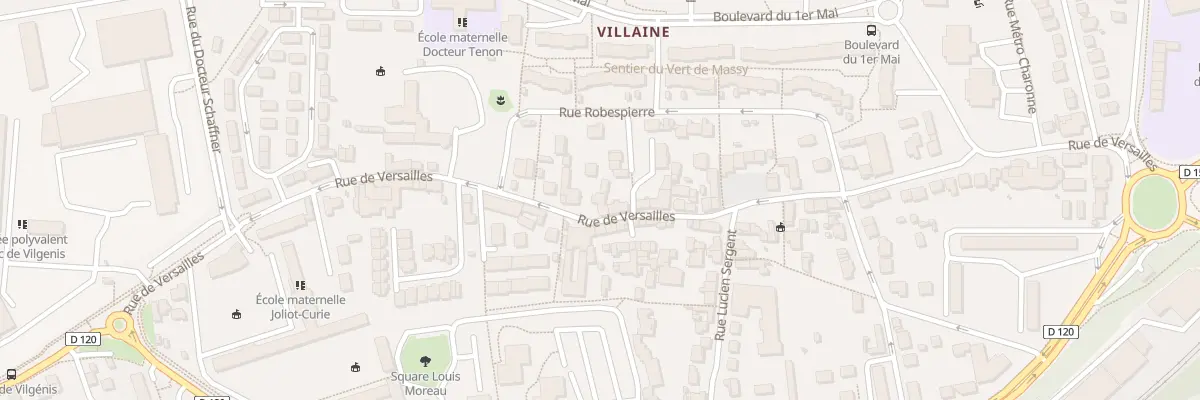 Plan du 56 Rue de Versailles à Massy