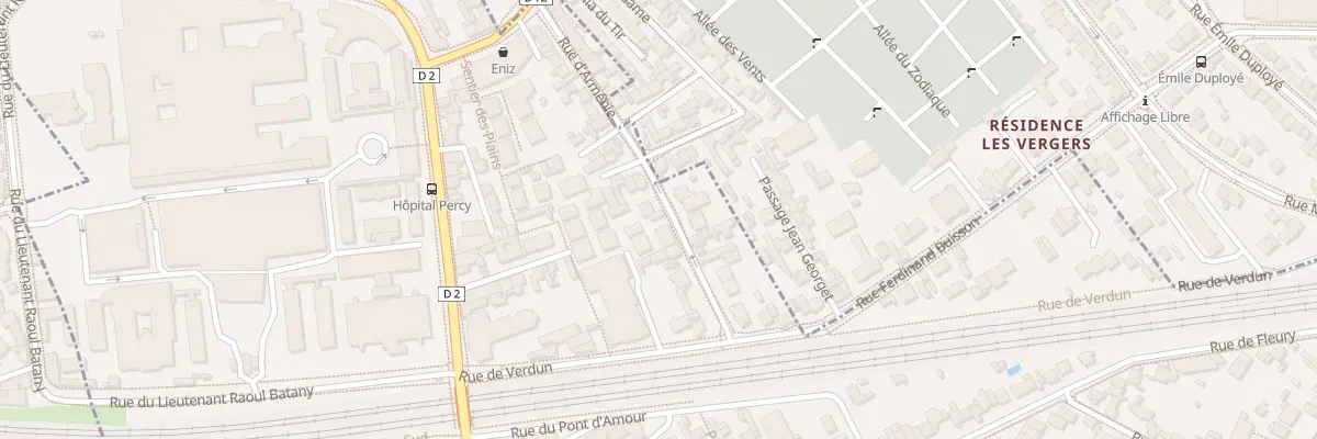 Plan du 17 Rue d’Arménie à Clamart