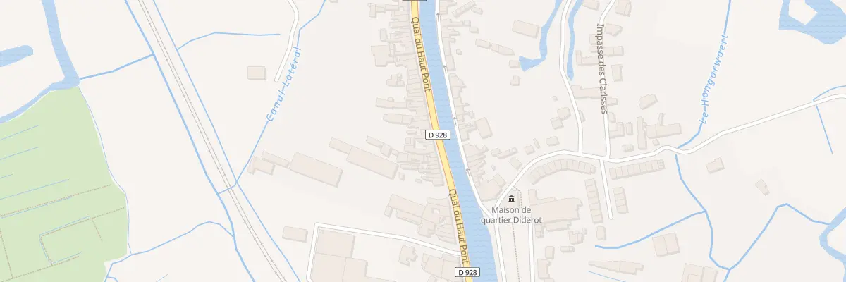Plan du 48B Quai du Haut Pont à Saint-Omer