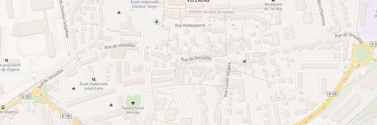 Plan du 35 Rue de Versailles à Massy