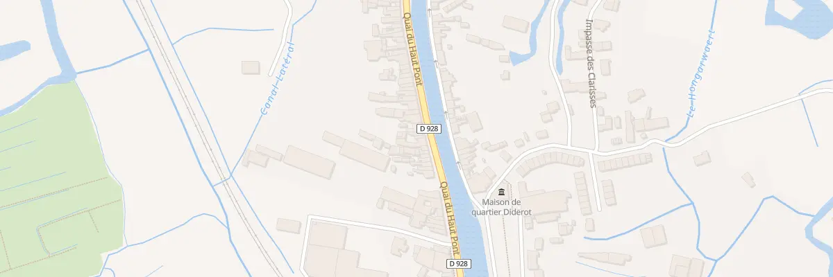 Plan du 48 Quai du Haut Pont à Saint-Omer