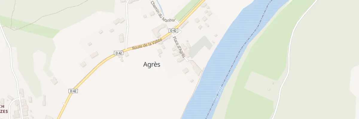 Plan du 5105 Agres à Saint-Parthem