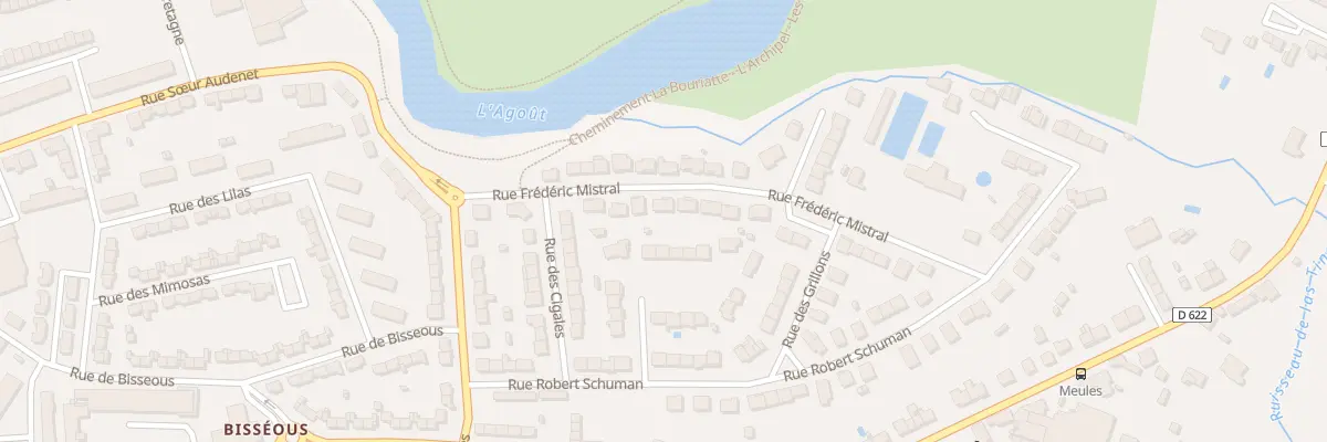 Plan du 18 Rue Frédéric Mistral à Castres
