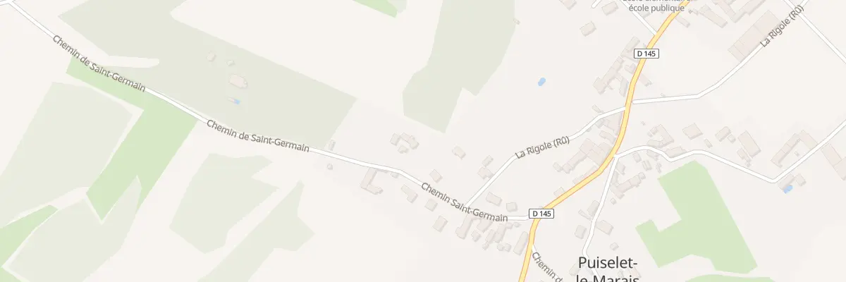 Plan du 14 Che Saint-germain à Puiselet-le-Marais