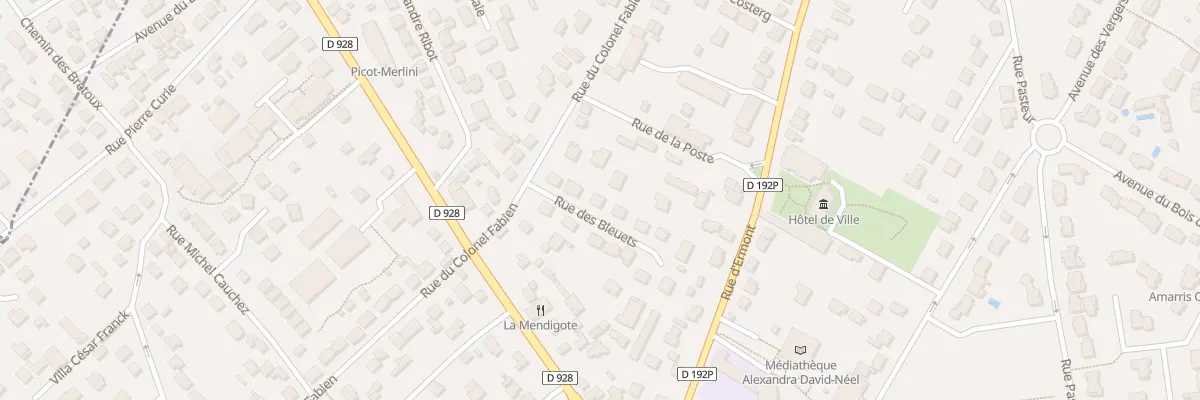 Plan du 9002 Rue des Bleuets à Saint-Prix
