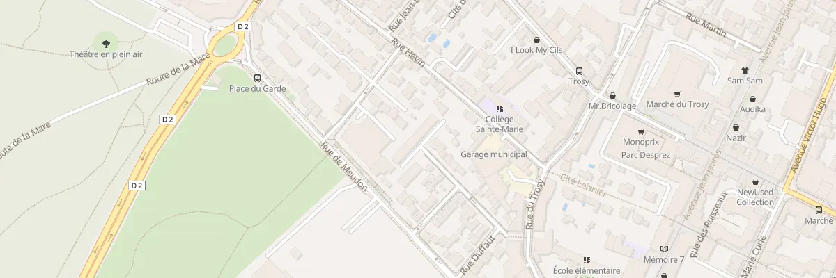 Plan du 24 Rue Duffaut à Clamart