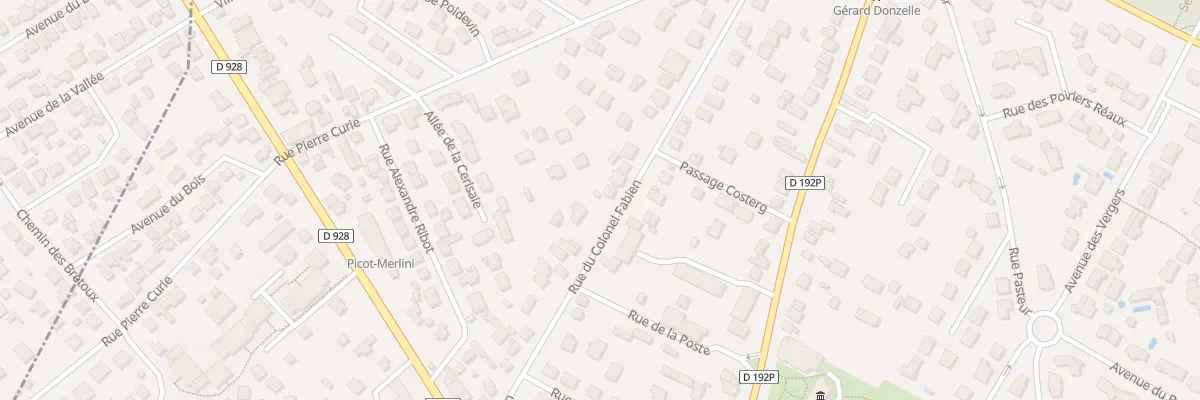 Plan du 42 Rue du Colonel Fabien à Saint-Prix