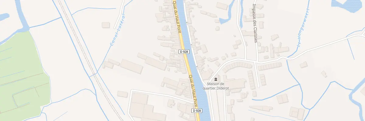Plan du 45B Quai du Haut Pont à Saint-Omer
