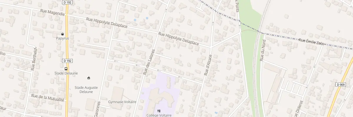 Plan du 28B Rue des Laisnes à Sannois