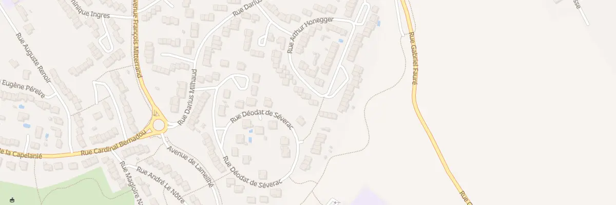 Plan du 38 Rue Arthur Honegger à Castres