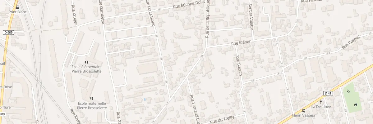 Plan du 43 Rue de la Republique à Argenteuil