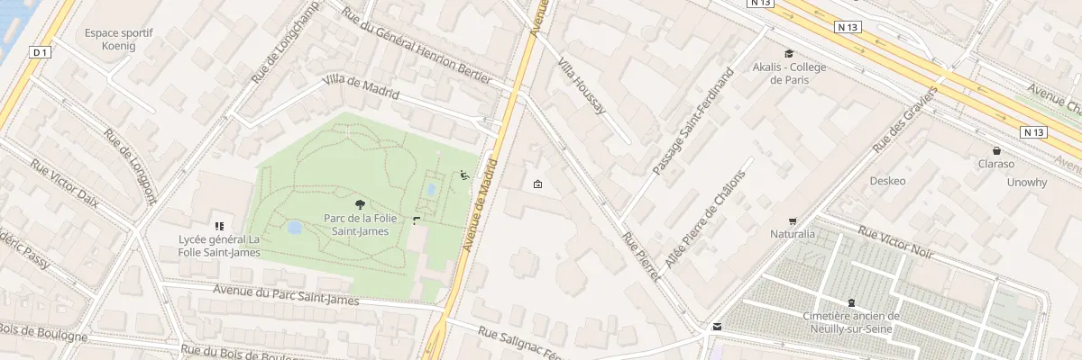 Plan du 27 Rue Pierret à Neuilly-sur-Seine
