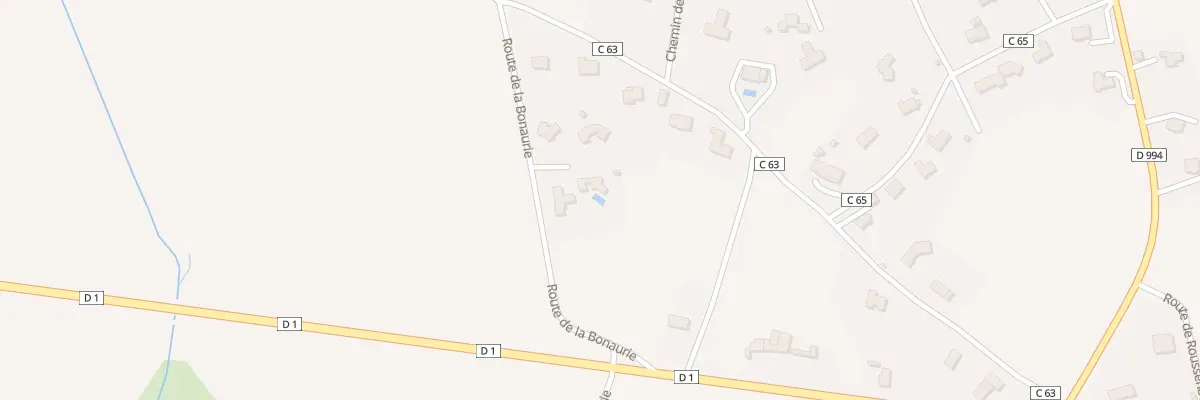 Plan du 6 Rte de la Bonaurie à Anglars-Saint-Félix