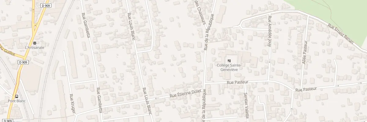 Plan du 93 Rue de la Republique à Argenteuil