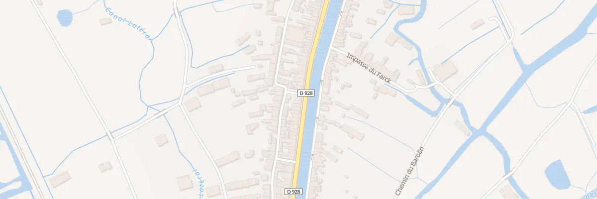 Plan du 119 Quai du Haut Pont à Saint-Omer