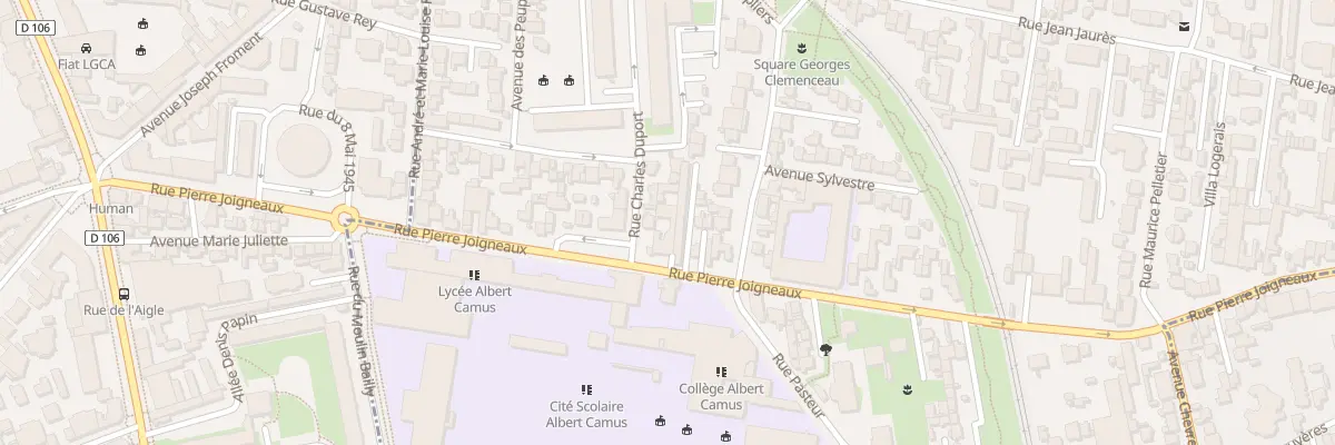 Plan du 124 Rue Pierre Joigneaux à Bois-Colombes