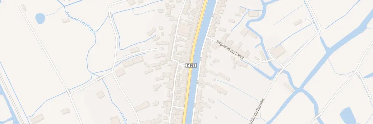 Plan du 121 Quai du Haut Pont à Saint-Omer