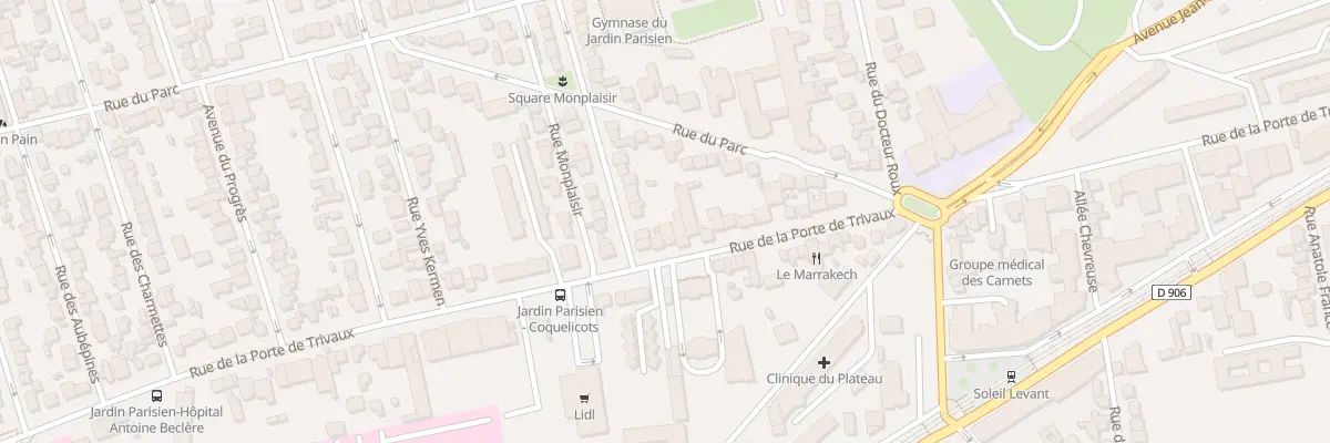 Plan du 40 Rue Porte de Trivaux à Clamart