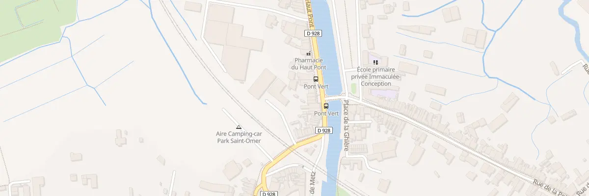 Plan du 14 Quai du Haut Pont à Saint-Omer