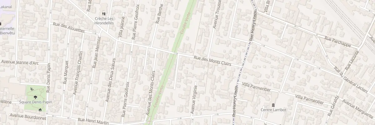 Plan du 116 Rue des Monts Clairs à Colombes