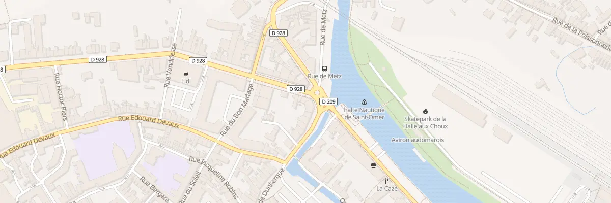 Plan du 77 Bd de Strasbourg à Saint-Omer