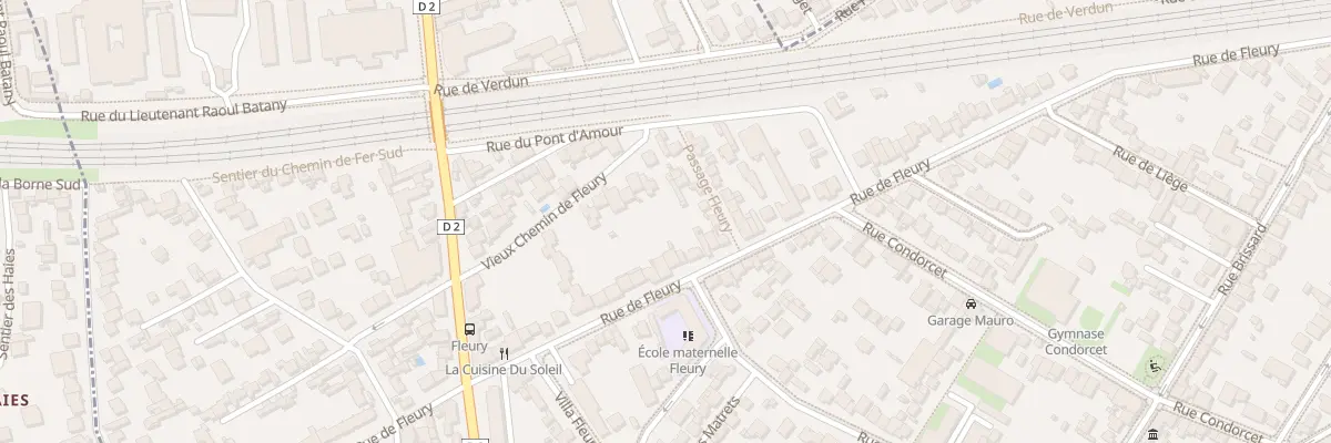 Plan du 62 Rue de Fleury à Clamart