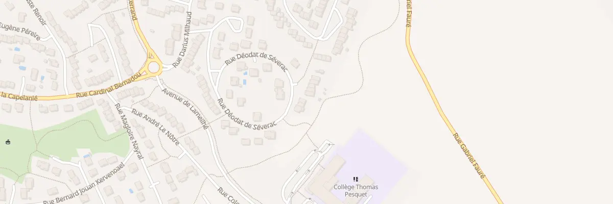 Plan du 58 Rue Déodat de Séverac à Castres