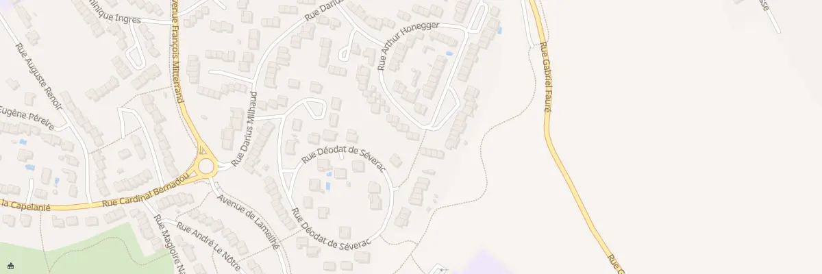 Plan du 40 Rue Arthur Honegger à Castres